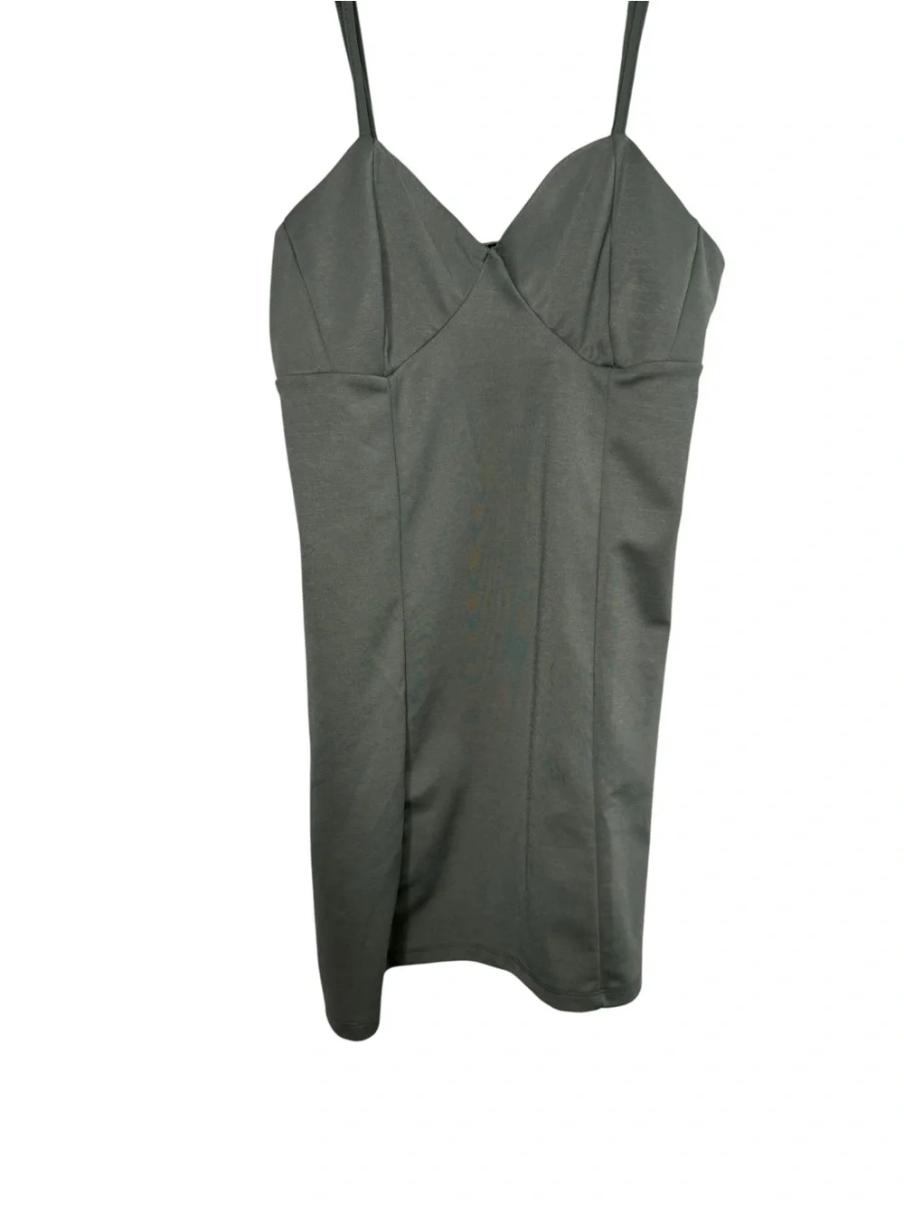 Kendall & Kylie Olive Green Mini Dress